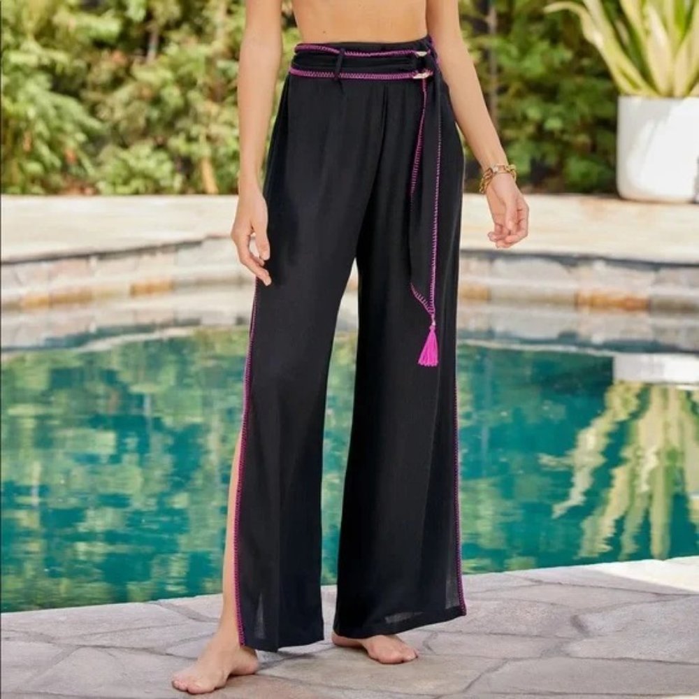 🌴Trina Turk🌴 Brittany Side Slit Pant🦩 M~L